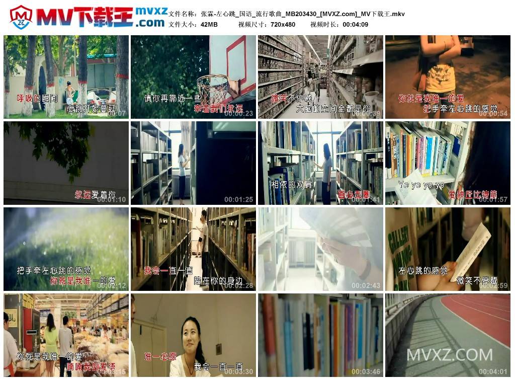 张霖-左心跳_国语_流行歌曲_MB203430